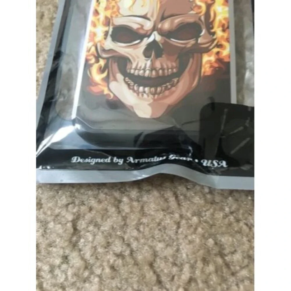 ihone 6S 7 8 Skull Print Phone Case Cover Hybrid Armor